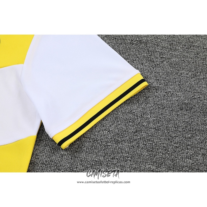 Camiseta Polo del Borussia Dortmund 2022-2023 Amarillo y Blanco
